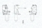 Wischermotor 12 V hinten MAGNETI MARELLI 064071000010