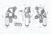 Wischermotor 12 V MAGNETI MARELLI 064071700010