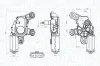 Wischermotor 12 V hinten MAGNETI MARELLI 064072600010