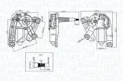 Wischermotor 12 V hinten MAGNETI MARELLI 064074300010