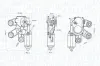 Wischermotor 12 V hinten MAGNETI MARELLI 064074900010
