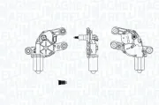 Wischermotor 12 V MAGNETI MARELLI 064075800010