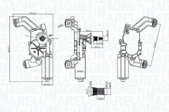 Wischermotor 12 V MAGNETI MARELLI 064075900010 Bild Wischermotor 12 V MAGNETI MARELLI 064075900010