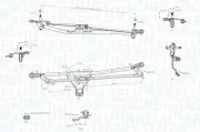 Wischergestänge 12 V vorne MAGNETI MARELLI 085570721010