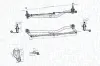 Wischergestänge 12 V vorne MAGNETI MARELLI 085570787010