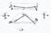 Wischergestänge 12 V vorne MAGNETI MARELLI 085570746010