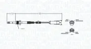 Sensor, Abgastemperatur MAGNETI MARELLI 172000043010