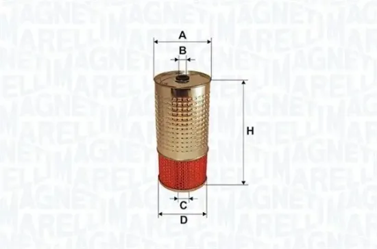 Ölfilter MAGNETI MARELLI 153071760682 Bild Ölfilter MAGNETI MARELLI 153071760682