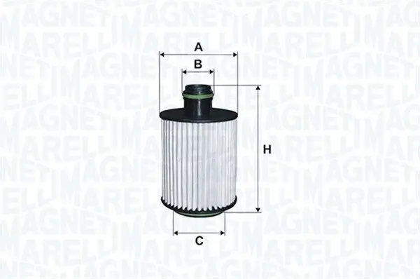 Ölfilter MAGNETI MARELLI 153071762490 Bild Ölfilter MAGNETI MARELLI 153071762490