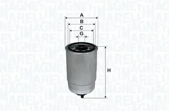 Kraftstofffilter MAGNETI MARELLI 152071758006 Bild Kraftstofffilter MAGNETI MARELLI 152071758006