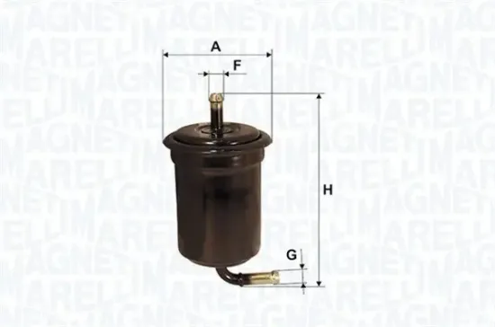 Kraftstofffilter MAGNETI MARELLI 153071762557 Bild Kraftstofffilter MAGNETI MARELLI 153071762557