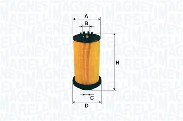 Kraftstofffilter MAGNETI MARELLI 153071762484