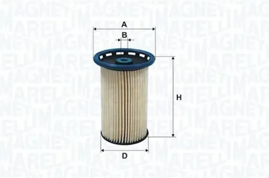 Kraftstofffilter MAGNETI MARELLI 153071762475 Bild Kraftstofffilter MAGNETI MARELLI 153071762475