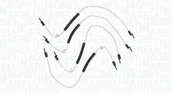 Warnkontakt, Bremsbelagverschleiß Vorderachse MAGNETI MARELLI 363700400363