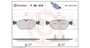 Bremsbelagsatz, Scheibenbremse Vorderachse MAGNETI MARELLI 363700406019