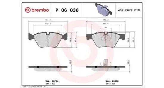 Bremsbelagsatz, Scheibenbremse Vorderachse MAGNETI MARELLI 363700406036 Bild Bremsbelagsatz, Scheibenbremse Vorderachse MAGNETI MARELLI 363700406036