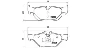 Bremsbelagsatz, Scheibenbremse MAGNETI MARELLI 363700406038