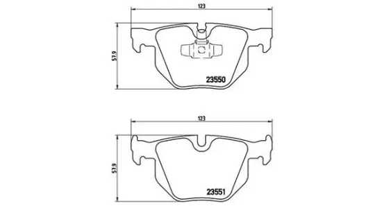 Bremsbelagsatz, Scheibenbremse Hinterachse MAGNETI MARELLI 363700506039 Bild Bremsbelagsatz, Scheibenbremse Hinterachse MAGNETI MARELLI 363700506039