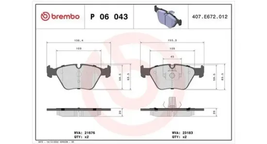 Bremsbelagsatz, Scheibenbremse Vorderachse MAGNETI MARELLI 363700406043 Bild Bremsbelagsatz, Scheibenbremse Vorderachse MAGNETI MARELLI 363700406043