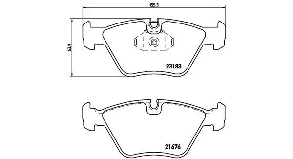 Bremsbelagsatz, Scheibenbremse MAGNETI MARELLI 363700506043