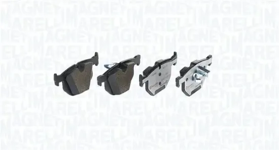 Bremsbelagsatz, Scheibenbremse Hinterachse MAGNETI MARELLI 363700406056 Bild Bremsbelagsatz, Scheibenbremse Hinterachse MAGNETI MARELLI 363700406056