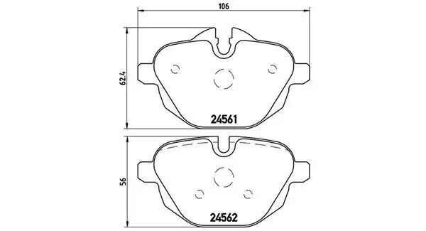 Bremsbelagsatz, Scheibenbremse MAGNETI MARELLI 363700406064