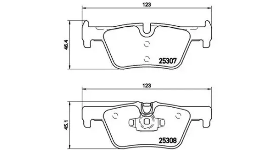 Bremsbelagsatz, Scheibenbremse Hinterachse MAGNETI MARELLI 363700506071 Bild Bremsbelagsatz, Scheibenbremse Hinterachse MAGNETI MARELLI 363700506071