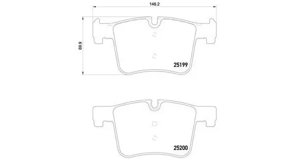 Bremsbelagsatz, Scheibenbremse MAGNETI MARELLI 363700406075