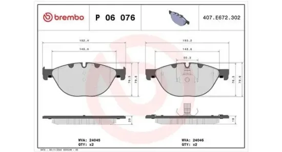 Bremsbelagsatz, Scheibenbremse MAGNETI MARELLI 363700406076 Bild Bremsbelagsatz, Scheibenbremse MAGNETI MARELLI 363700406076