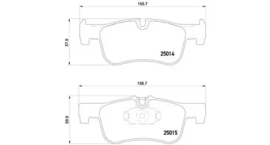 Bremsbelagsatz, Scheibenbremse Vorderachse MAGNETI MARELLI 363700506078 Bild Bremsbelagsatz, Scheibenbremse Vorderachse MAGNETI MARELLI 363700506078