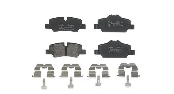 Bremsbelagsatz, Scheibenbremse Hinterachse MAGNETI MARELLI 363700406090