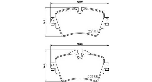 Bremsbelagsatz, Scheibenbremse Vorderachse MAGNETI MARELLI 363700406092