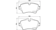 Bremsbelagsatz, Scheibenbremse Vorderachse MAGNETI MARELLI 363700406092