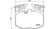 Bremsbelagsatz, Scheibenbremse MAGNETI MARELLI 363700406099