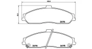 Bremsbelagsatz, Scheibenbremse MAGNETI MARELLI 363700410052