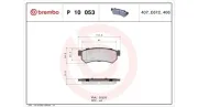 Bremsbelagsatz, Scheibenbremse Hinterachse MAGNETI MARELLI 363700410053