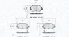 Bremsbelagsatz, Scheibenbremse Vorderachse MAGNETI MARELLI 363700410073