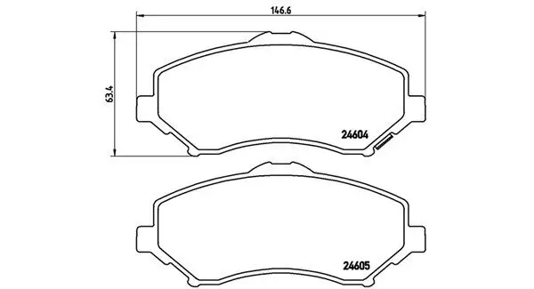 Bremsbelagsatz, Scheibenbremse MAGNETI MARELLI 363700411025