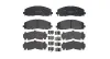 Bremsbelagsatz, Scheibenbremse Vorderachse MAGNETI MARELLI 363700411035 Bild Bremsbelagsatz, Scheibenbremse Vorderachse MAGNETI MARELLI 363700411035
