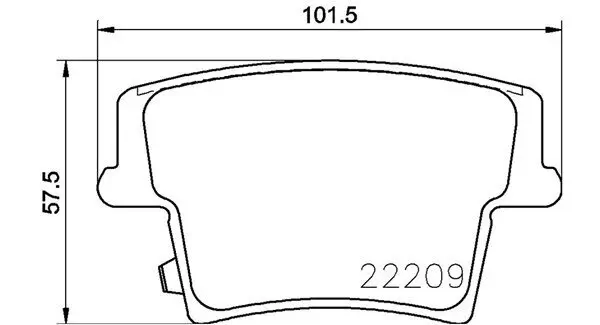 Bremsbelagsatz, Scheibenbremse MAGNETI MARELLI 363700411040 Bild Bremsbelagsatz, Scheibenbremse MAGNETI MARELLI 363700411040