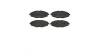 Bremsbelagsatz, Scheibenbremse Vorderachse MAGNETI MARELLI 363700415006 Bild Bremsbelagsatz, Scheibenbremse Vorderachse MAGNETI MARELLI 363700415006