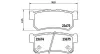 Bremsbelagsatz, Scheibenbremse Hinterachse MAGNETI MARELLI 363700415010 Bild Bremsbelagsatz, Scheibenbremse Hinterachse MAGNETI MARELLI 363700415010