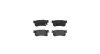 Bremsbelagsatz, Scheibenbremse Hinterachse MAGNETI MARELLI 363700415010 Bild Bremsbelagsatz, Scheibenbremse Hinterachse MAGNETI MARELLI 363700415010