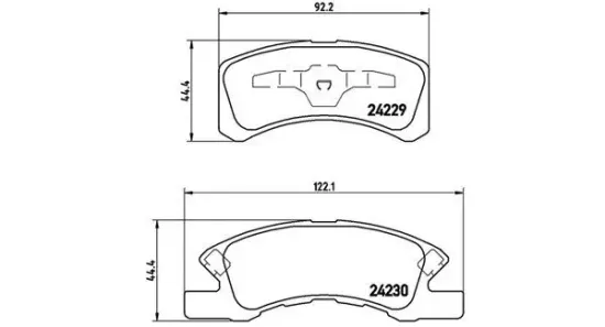 Bremsbelagsatz, Scheibenbremse Vorderachse MAGNETI MARELLI 363700416011 Bild Bremsbelagsatz, Scheibenbremse Vorderachse MAGNETI MARELLI 363700416011