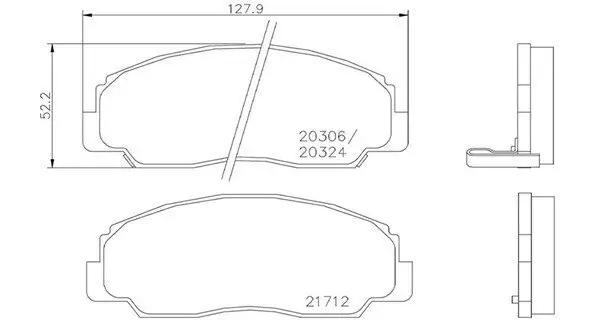 Bremsbelagsatz, Scheibenbremse MAGNETI MARELLI 363700416012