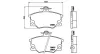 Bremsbelagsatz, Scheibenbremse Vorderachse MAGNETI MARELLI 363700423017 Bild Bremsbelagsatz, Scheibenbremse Vorderachse MAGNETI MARELLI 363700423017