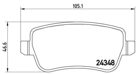 Bremsbelagsatz, Scheibenbremse Hinterachse MAGNETI MARELLI 363700423101 Bild Bremsbelagsatz, Scheibenbremse Hinterachse MAGNETI MARELLI 363700423101