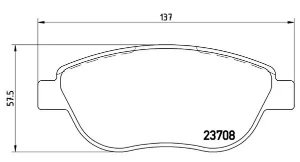 Bremsbelagsatz, Scheibenbremse MAGNETI MARELLI 363700423119