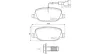 Bremsbelagsatz, Scheibenbremse Hinterachse MAGNETI MARELLI 363700423166 Bild Bremsbelagsatz, Scheibenbremse Hinterachse MAGNETI MARELLI 363700423166