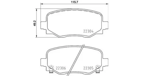 Bremsbelagsatz, Scheibenbremse MAGNETI MARELLI 363700423177 Bild Bremsbelagsatz, Scheibenbremse MAGNETI MARELLI 363700423177